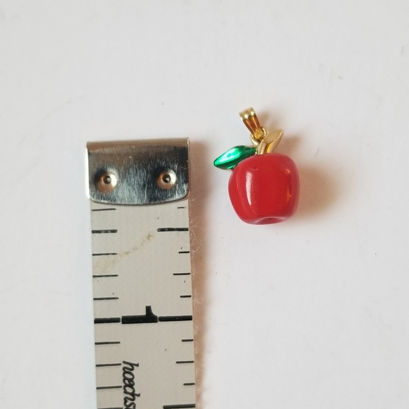 Enamel apple charm - Picture 3 of 7
